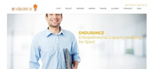 Desarrollo de la capacidad empresarial  para el deporte: el sitio web de ENDURANCE está disponible en línea